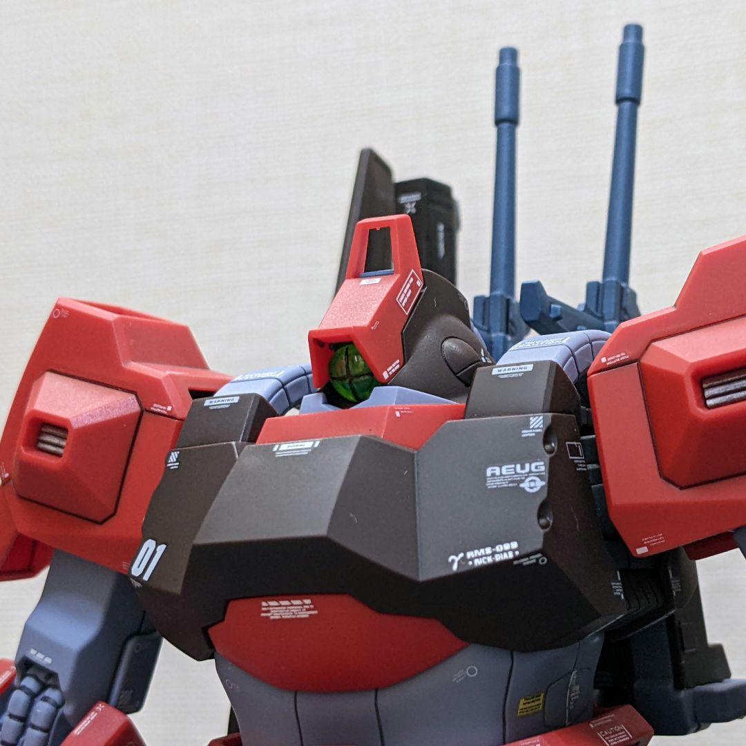 「やってみるさ!」ガンプラ完成品　1/100MG　リック・ディアス(クワトロ機)