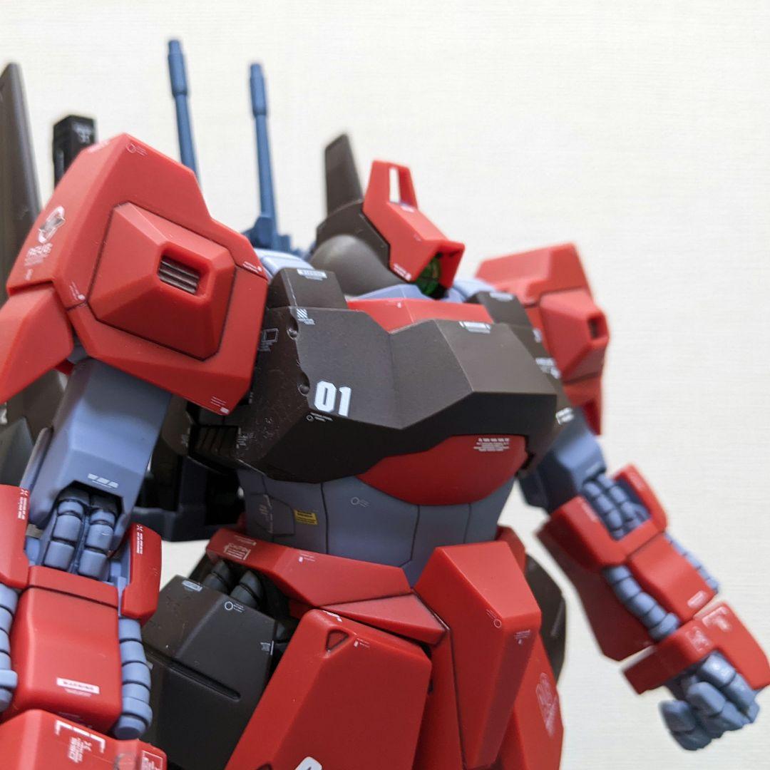 「やってみるさ!」ガンプラ完成品　1/100MG　リック・ディアス(クワトロ機)