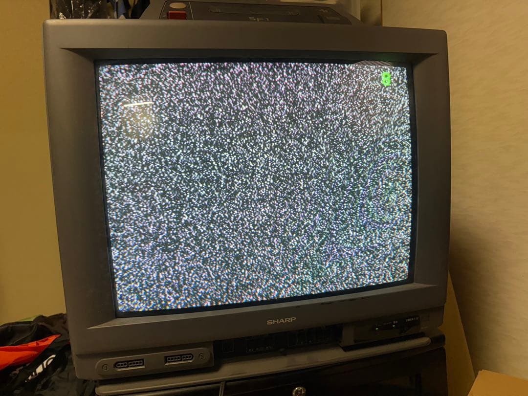 スーパーファミコン内臓型ブラウン管テレビ - メルカリ