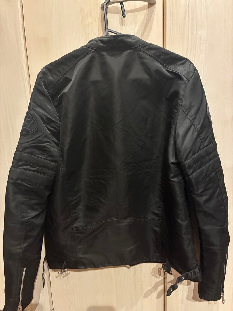 DIESEL ブラック シングルライダースジャケット 1978 - メルカリ