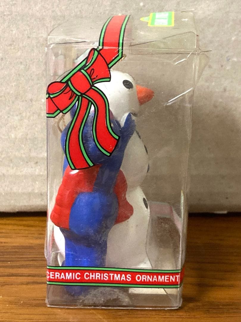 新品 セサミストリート クッキーモンスター 雪だるま クリスマスオーナメント