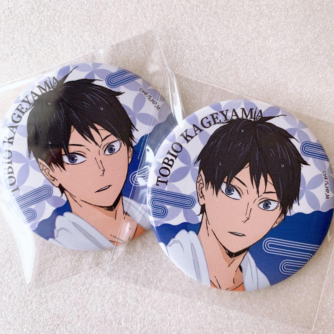ハイキュー 極楽湯 日向翔陽 影山飛雄 缶バッジ 特典 コースター お