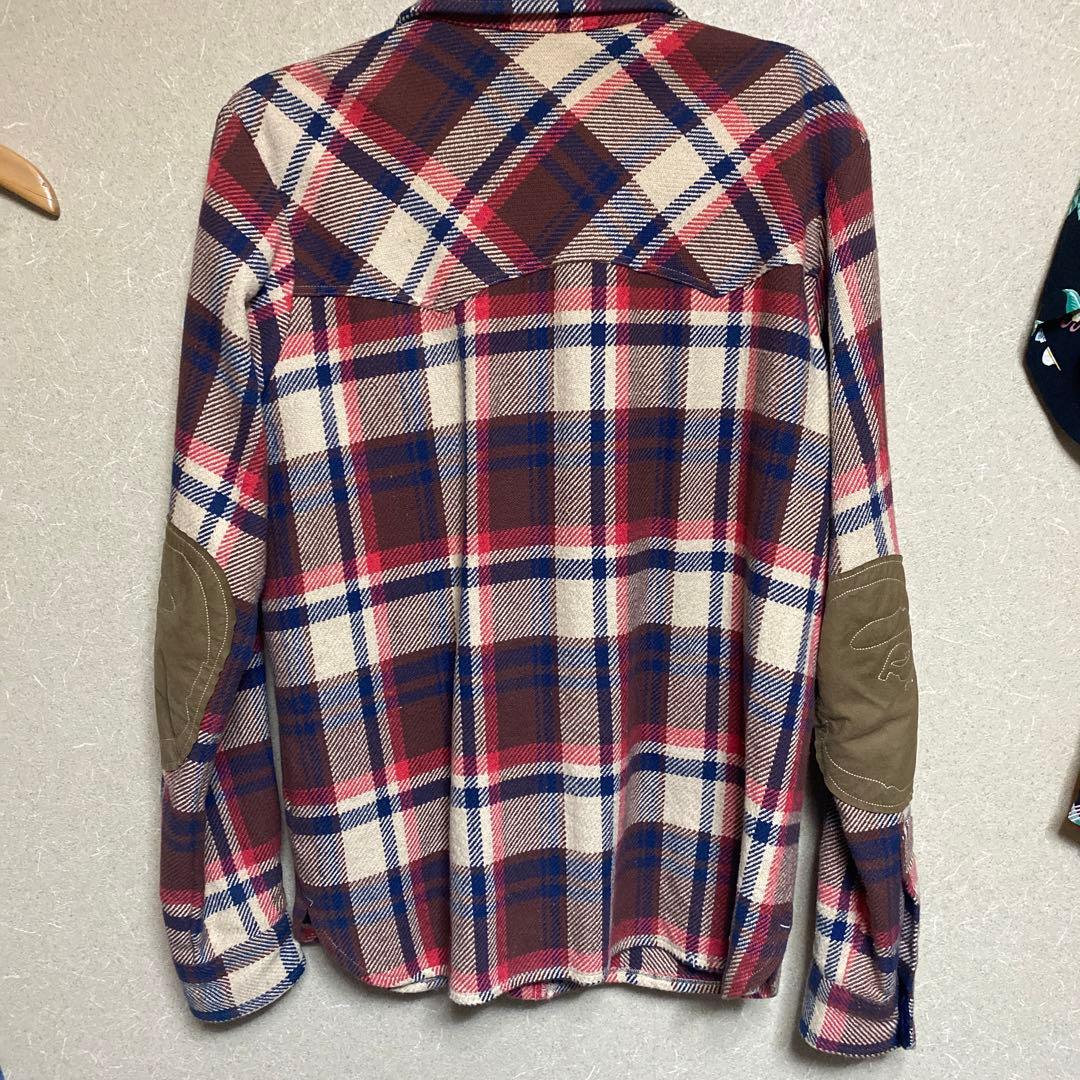 希少 アベイシングエイプ ラブジェネチェックシャツ キムタク