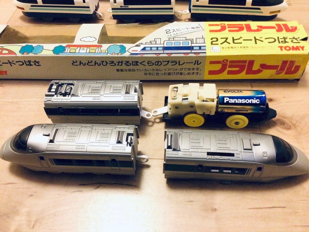 ◉1981年製◉トミー◉プラレール◉電気機関車立体交差セット他◉当時物