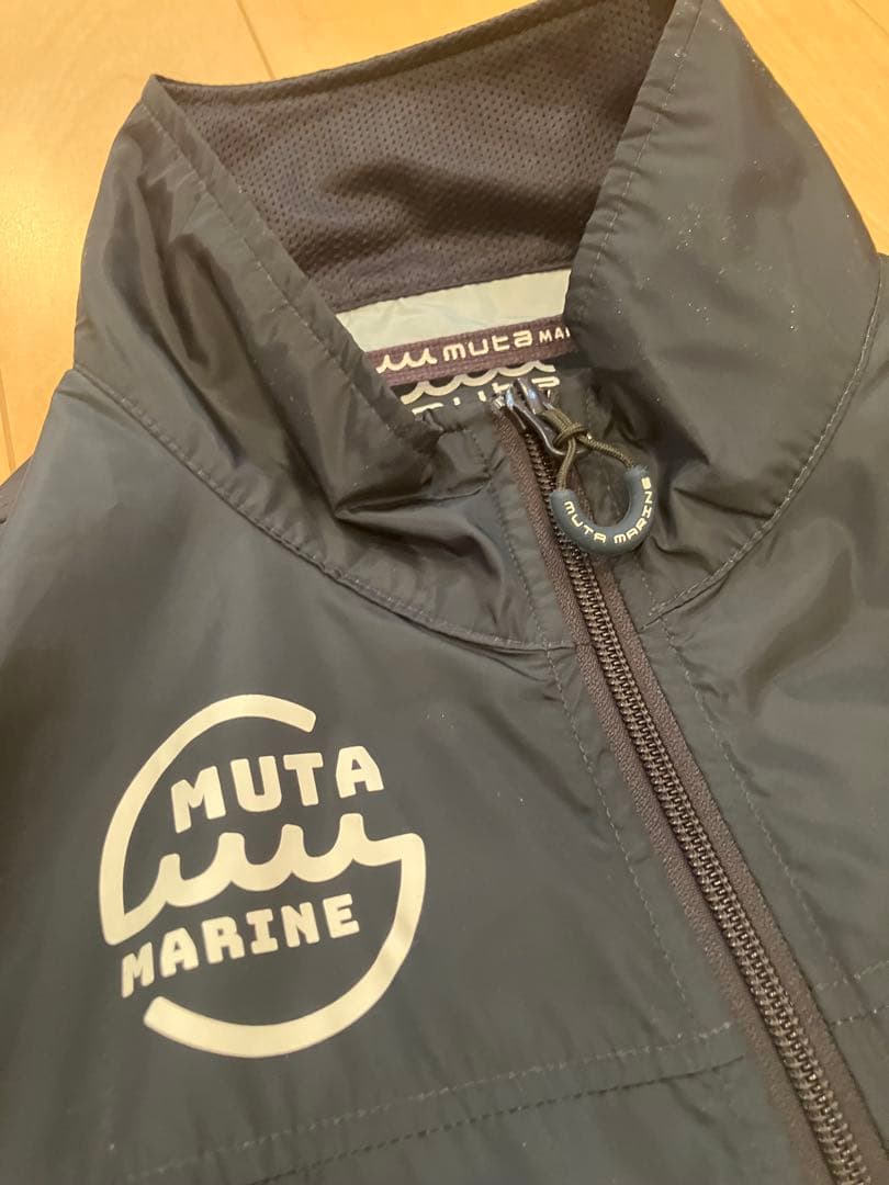 ムータマリン 空調服ベスト サイズ5ネイビー×ホワイト - メルカリ