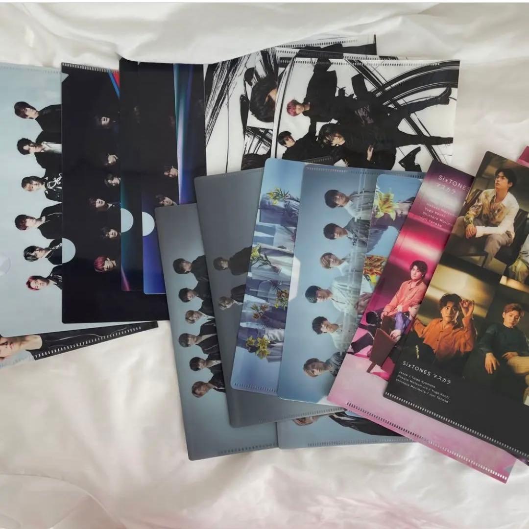 SixTONES CD クリアファイル生写真BluRayステッカー まとめ売り