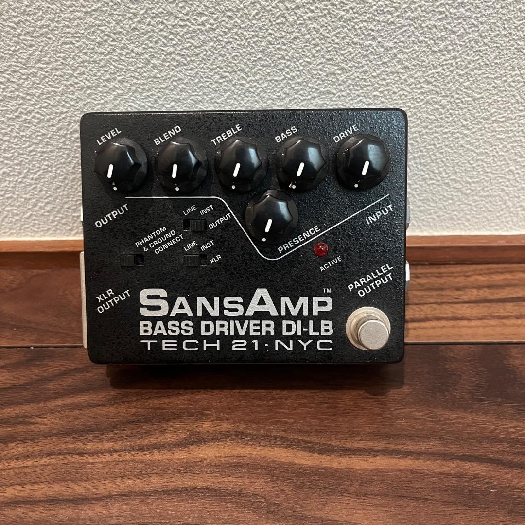 ベース Tech21 / SansAmp BASS D DI-LB Tech21 SANSAMP BASS DRIVER DI V2 ベース用プリアンプ ダイレクト