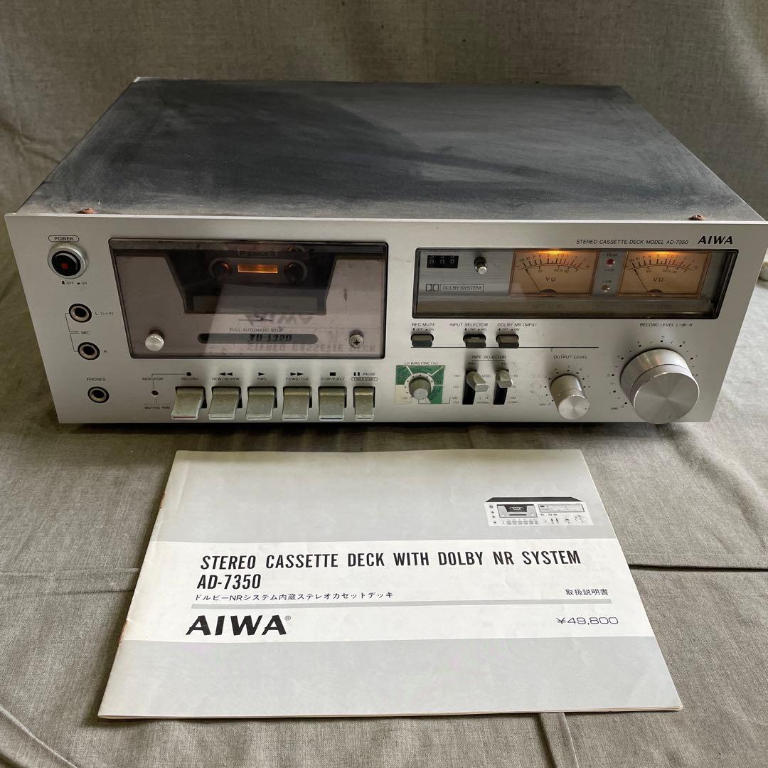 定価49800円 カセットデッキ AD-7350 アイワ AIWA オーディオ - メルカリ