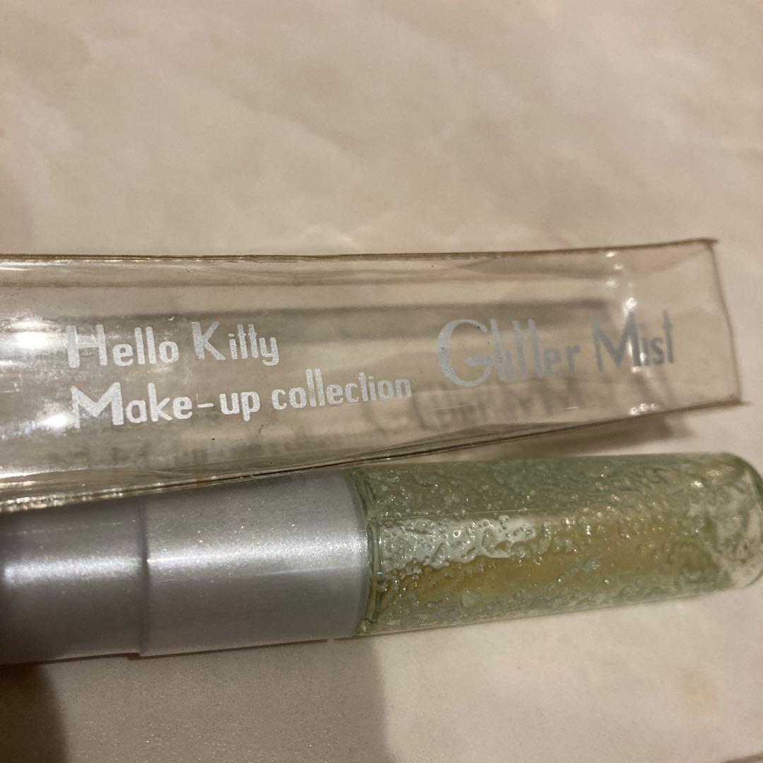レトロ《2002年 ハローキティ グリッターミスト》当時物 コスメ☆グリーン