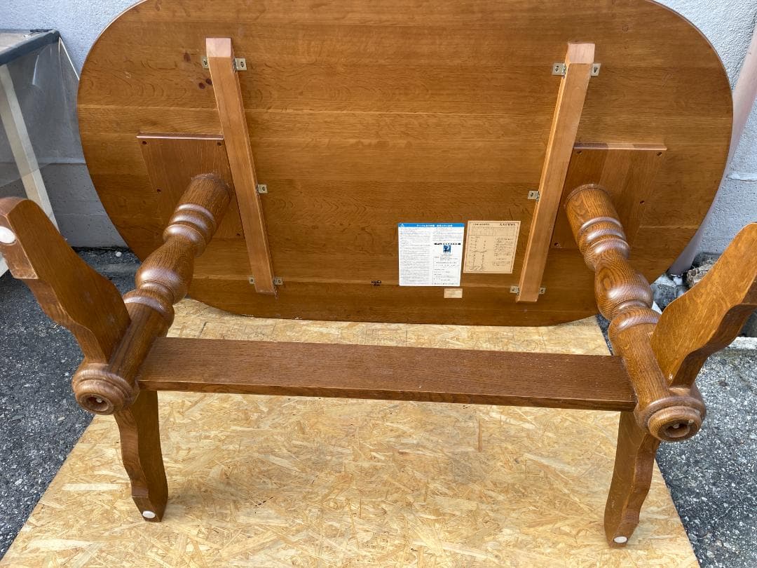 ☆ 昭和 レトロ 家具 柏木工 ダイニング テーブル W150xD90xH70 - メルカリ