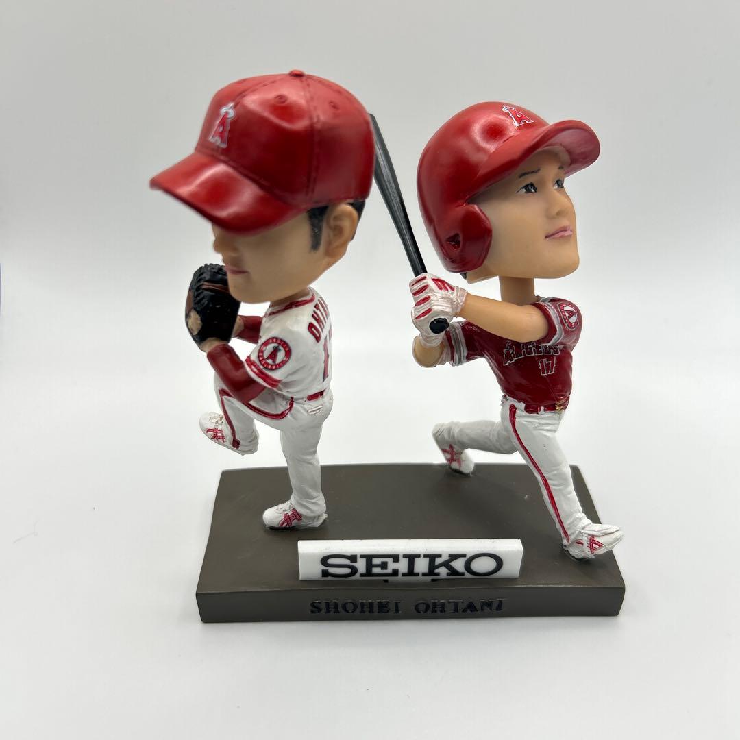 大谷翔平 ボブルヘッドフィギュア【二刀流】ロサンゼルス エンゼルス　セイコー ロサンゼルス エンゼルス 二刀流ダブルボブルヘッド 大谷翔平【17
