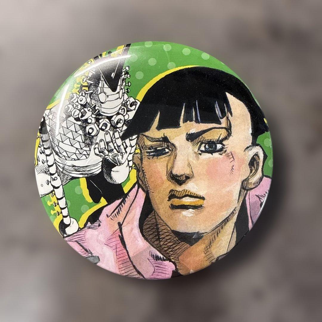 ジョジョ展 S市杜王町2017 缶バッジ 8部 ジョジョリオン 東方常秀