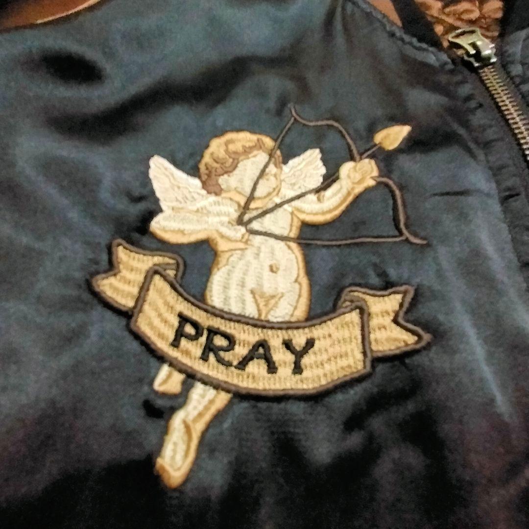 希少 glamb グラム スカジャン 天使 悪魔 キリスト エンジェル 即完売