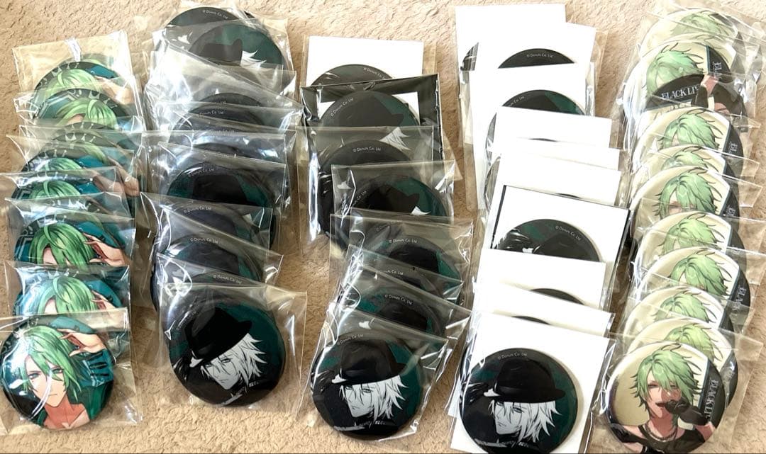 リンドウ 缶バッジ