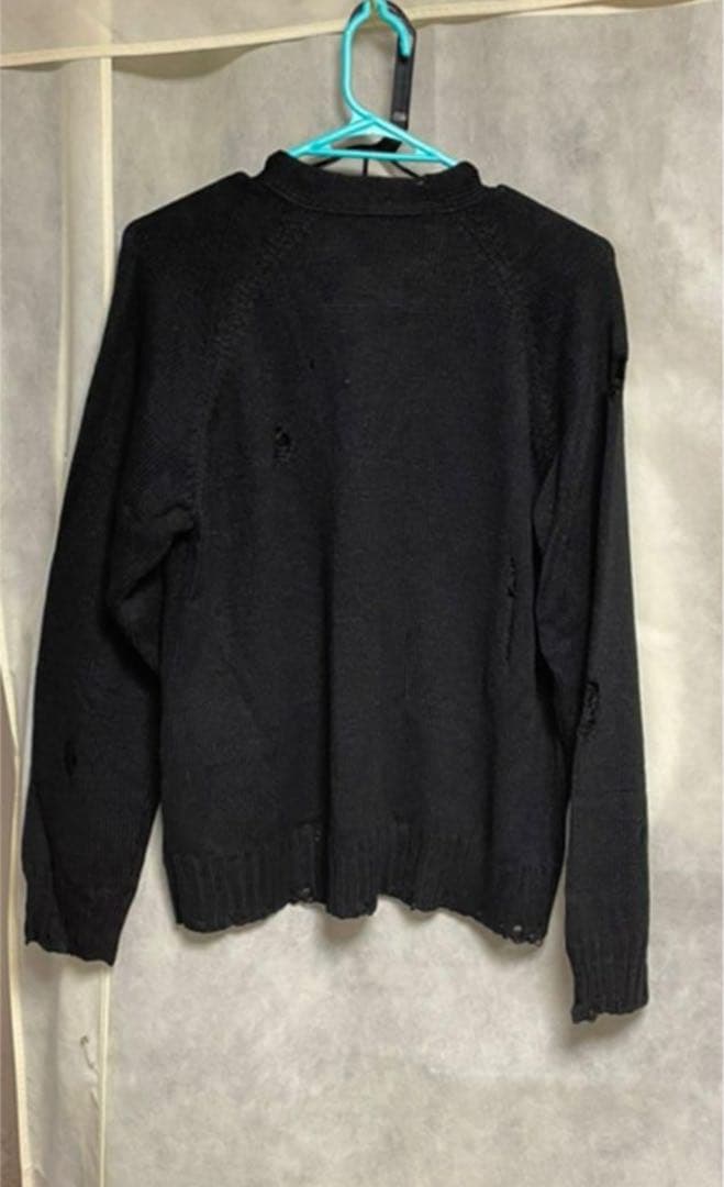 オモシー 山田レン着用 undercover21ss ボロニットカーディガン - メルカリ