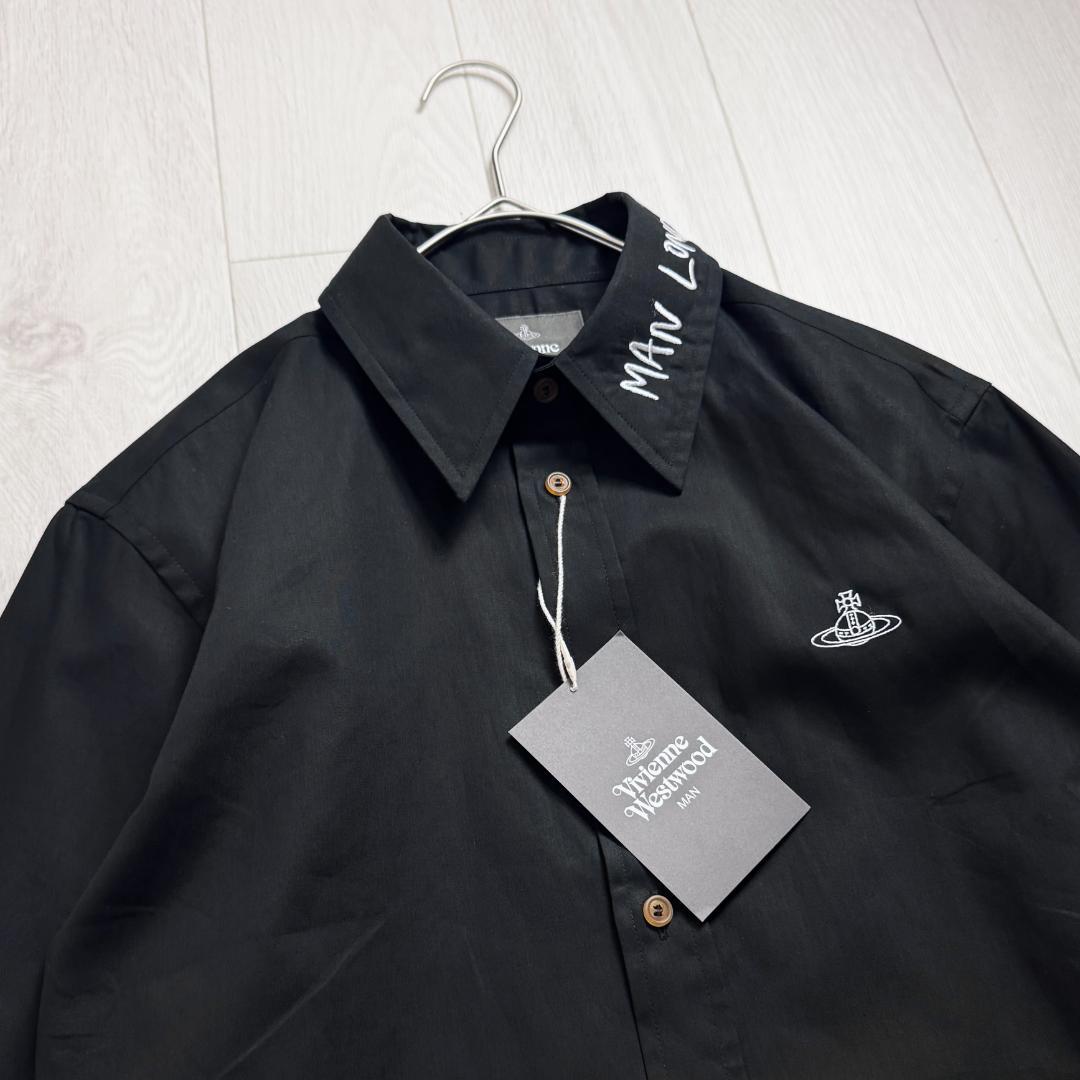 新品☆大人気☆文字刺繍】ヴィヴィアンウエストウッド 長袖シャツ