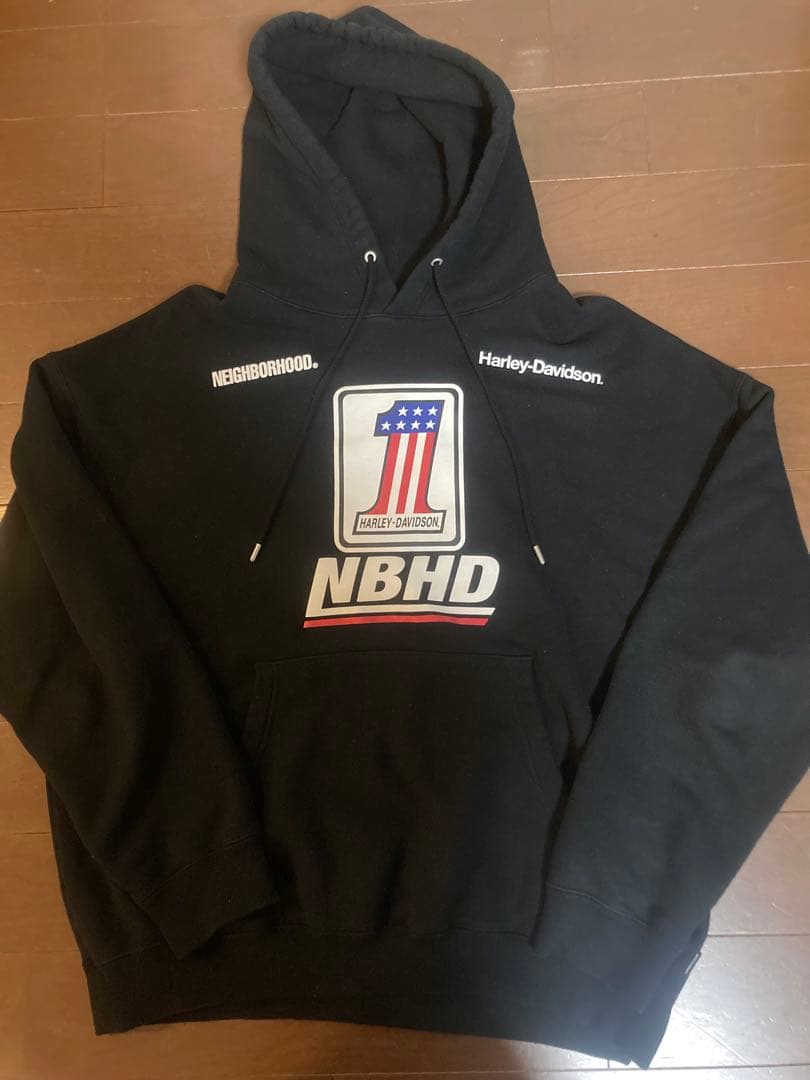 Harley-Davidson NBHD ブラックパーカー Neighborhood x Harley Davidson Hoody in Black Neighborhood