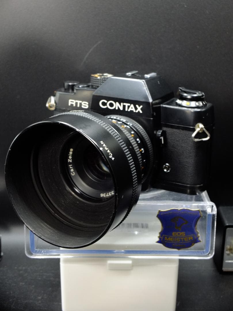 コンタックスRTS／プラナー50mmf1.7純正フード付【実写確認済整備品