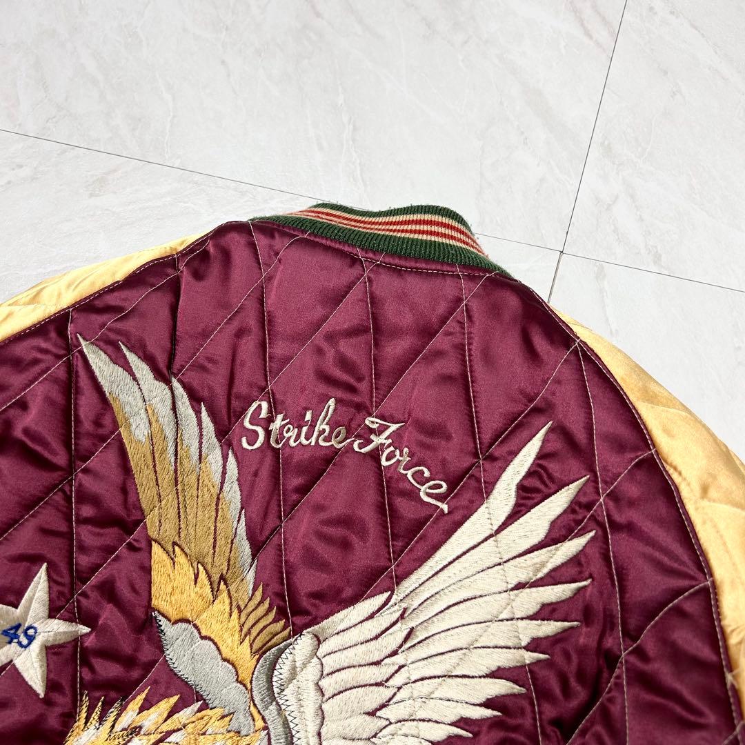 美品 テーラー東洋 M品番 ベロア 別珍 刺繍 スカジャン TALON M - メルカリ