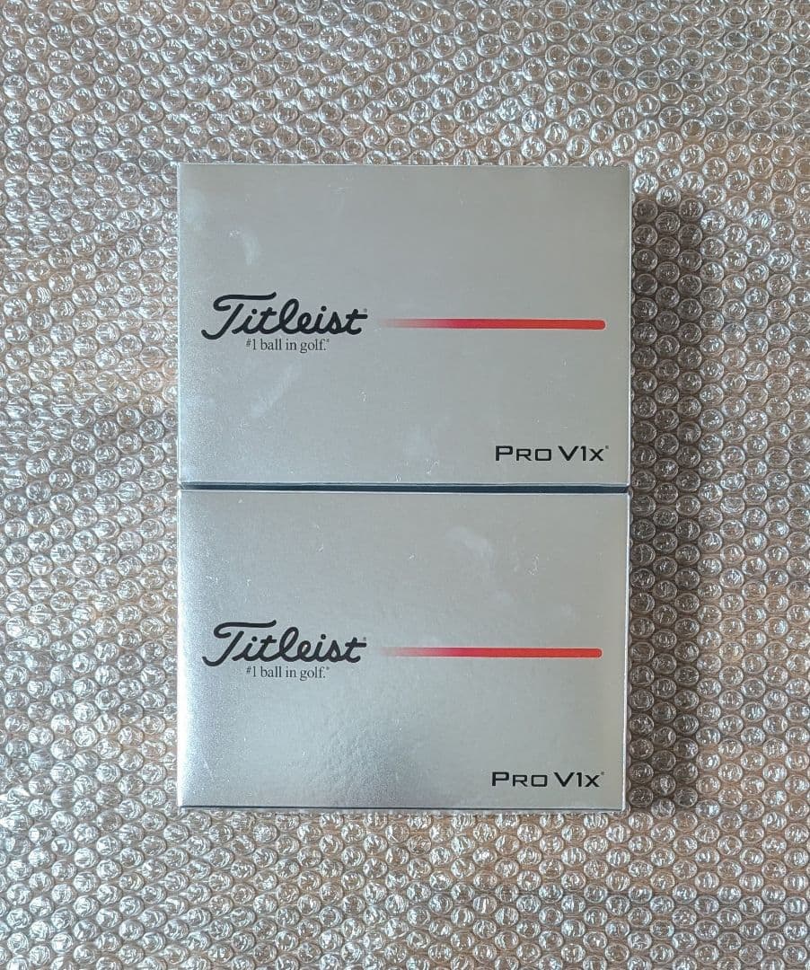 新品 タイトリスト PRO V1X ローナンバー 2025年モデル 2ダース 送料無料】2025年モデル タイトリスト Pro V1 / Pro V1x ゴルフボール