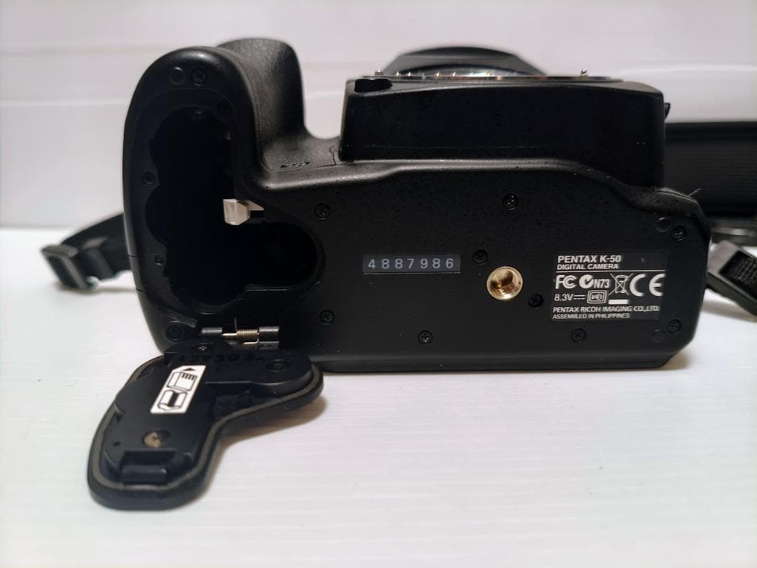 黒死病対策】【内臓電池交換】PENTAX K-50 黒＋WRレンズ - メルカリ