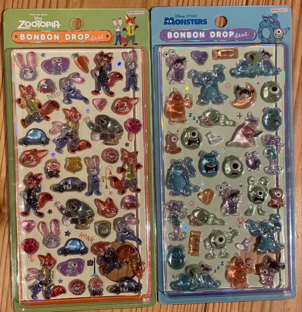 国内正規品】ボンボンドロップシール ズートピア モンスターズインク 2
