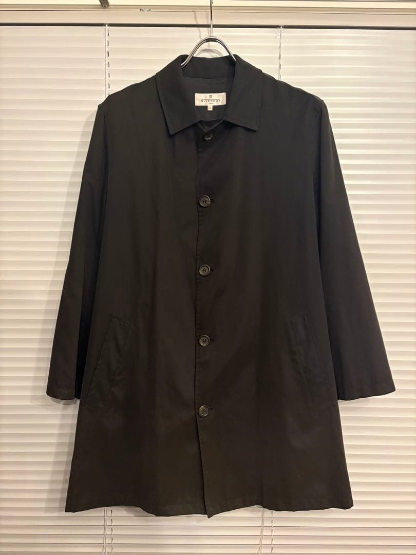 Givenchy ブラック ステンカラーコート 46 - メルカリ