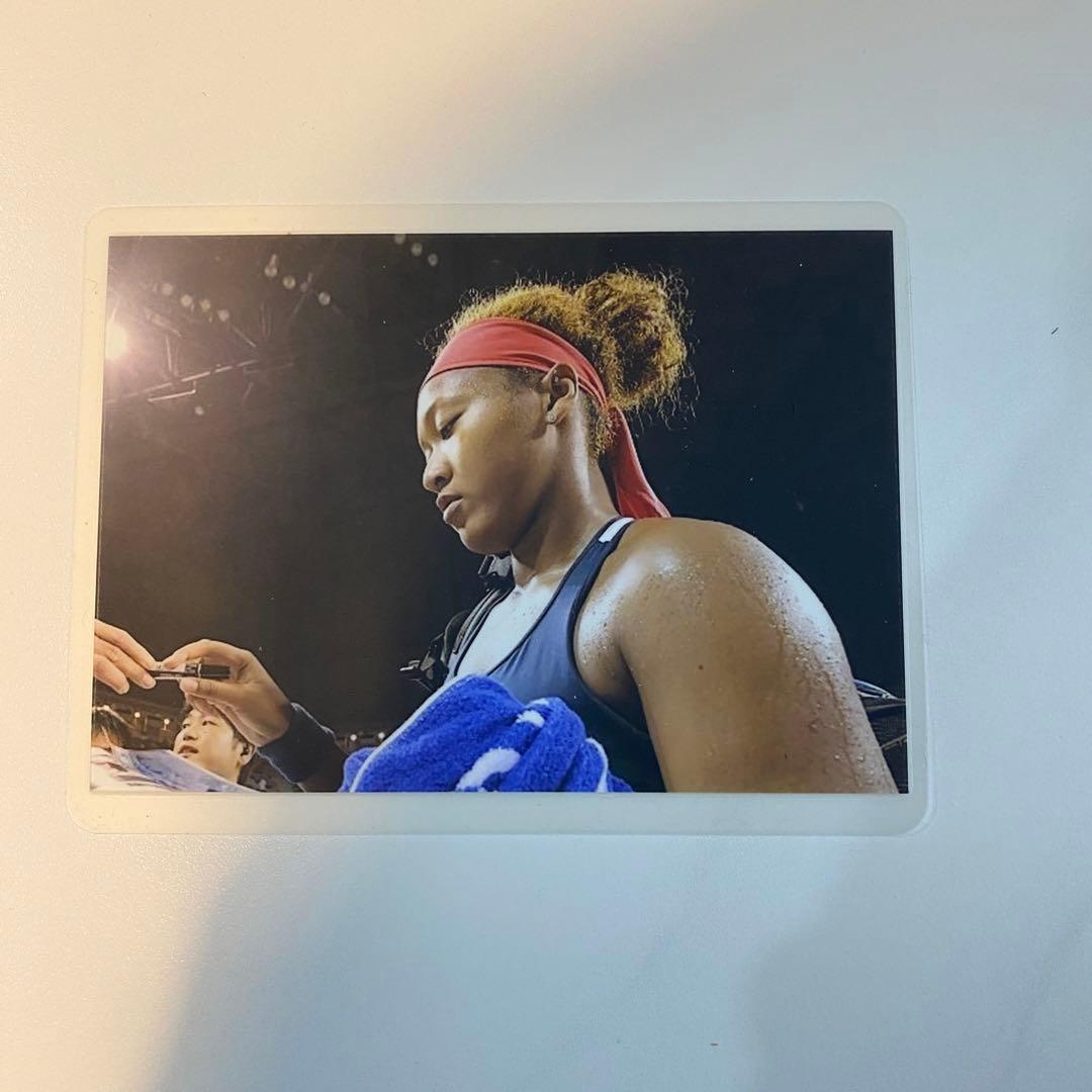 【大坂なおみ】直筆サイン入り写真 ブロマイド オートグラフ19cm×23.5cm