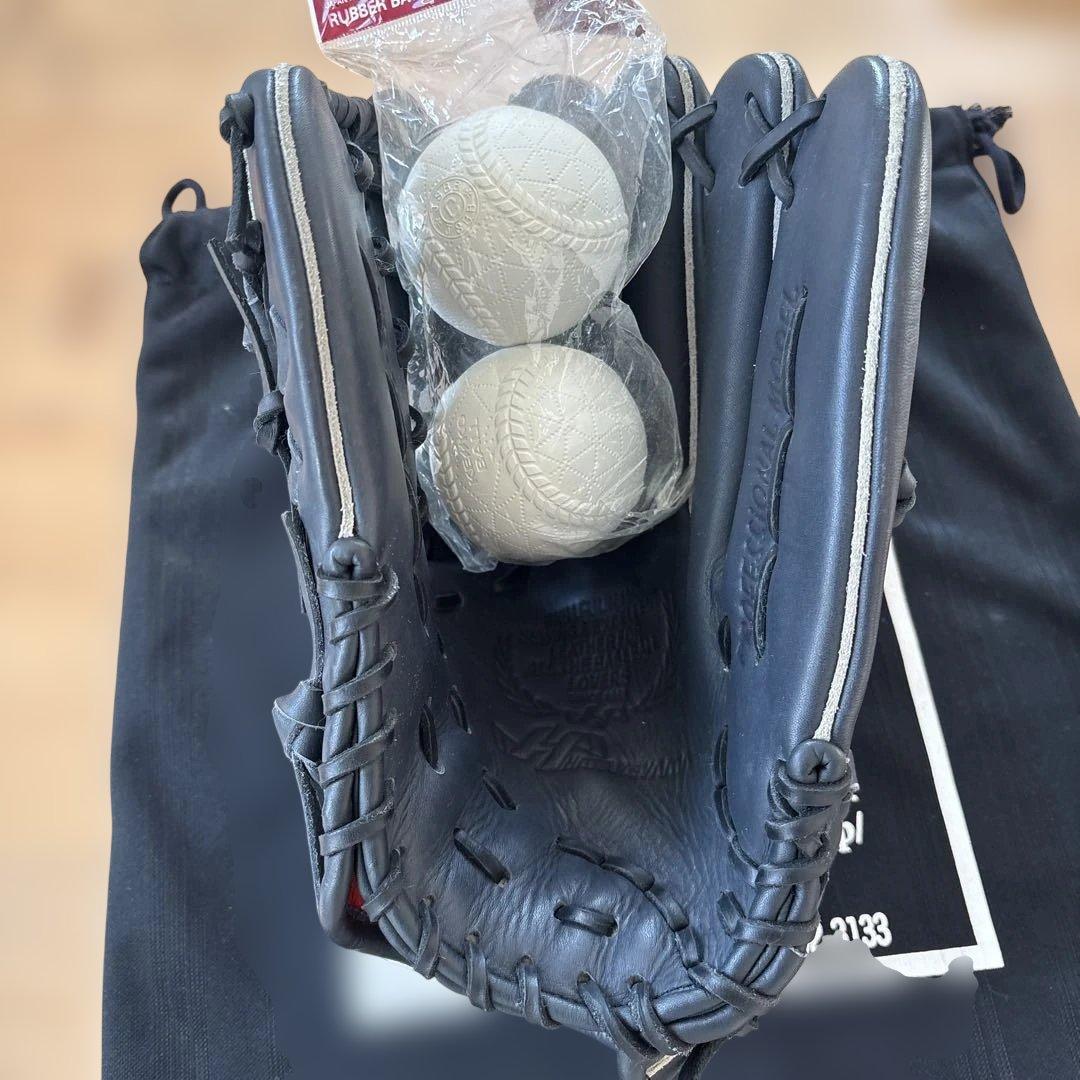 HATAKEYAMA TH-177WB 軟式用グローブ 黒 1985 - メルカリ