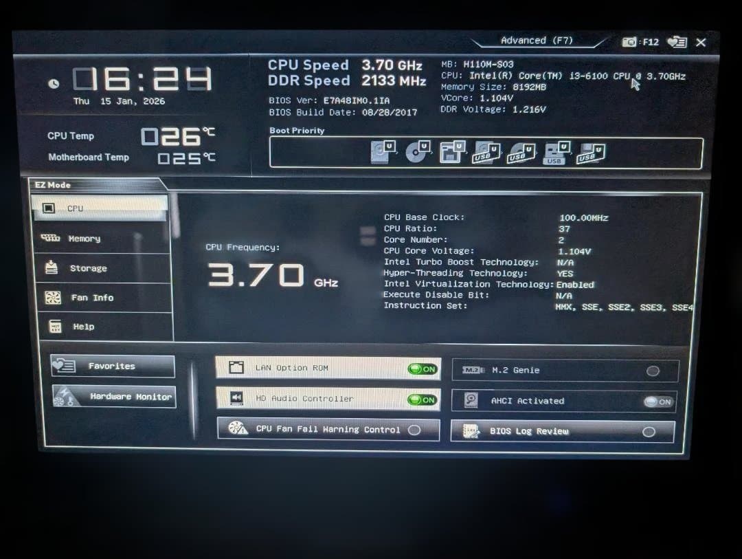 PCケースミニタワー MsiH110M-SO3 CPU GPU メモリPC電源 - メルカリ