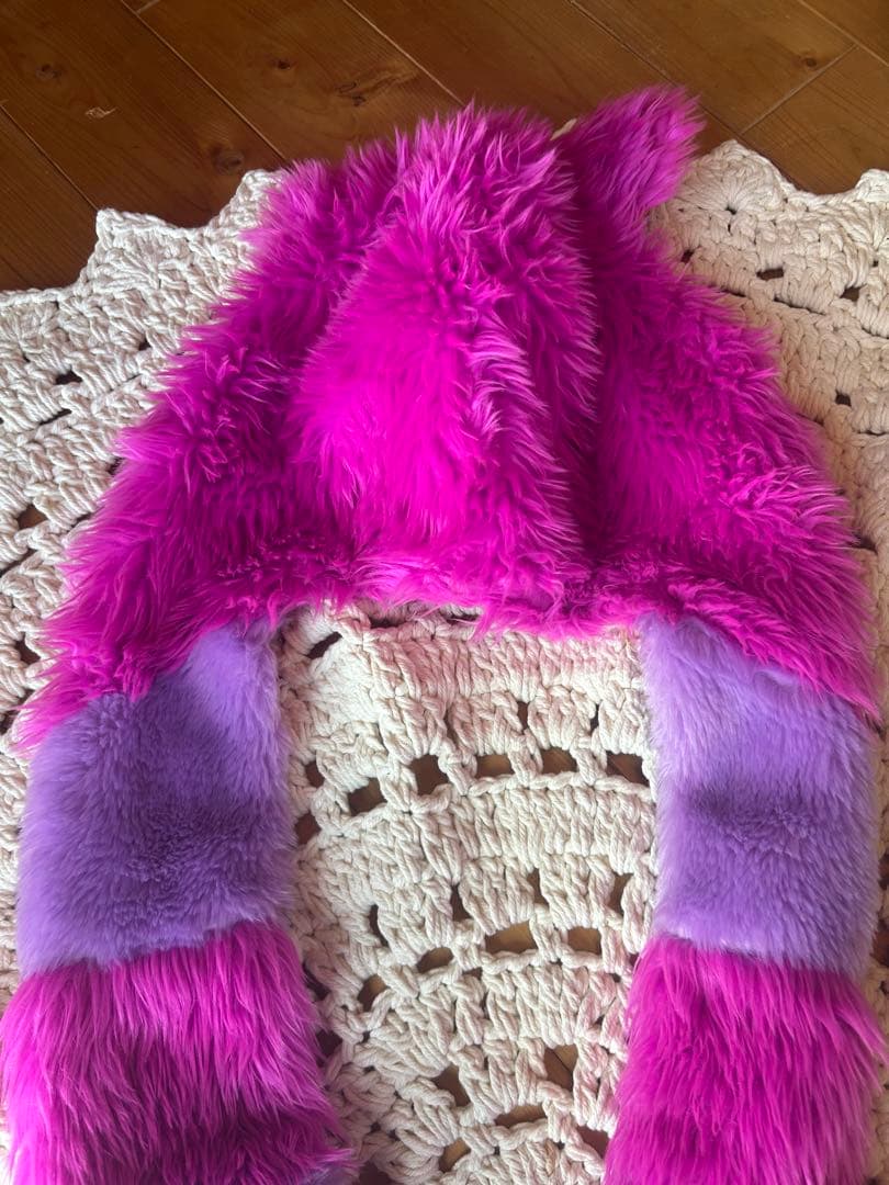 希少　生産終了品 チェシャ猫ファンキャップ マフラー 手袋