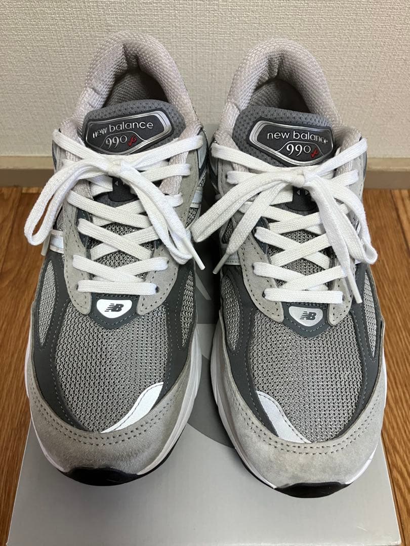 靴 New Balance 990V6 \"Gray\" (Heel Logo NB)