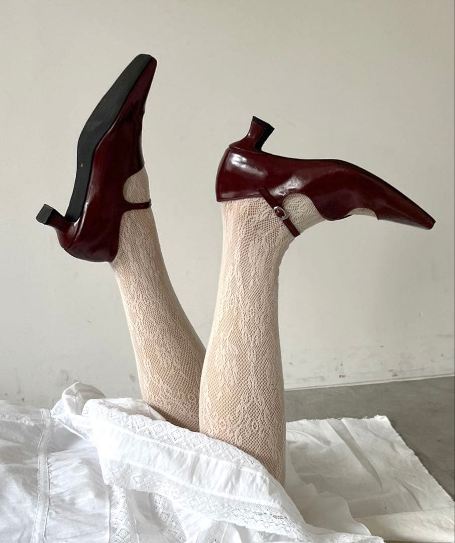 新品 POMUM&ARTS squaretoe maryjane pumps M square toe maryjane pumps / スクエアトゥ メリージェーン パンプス