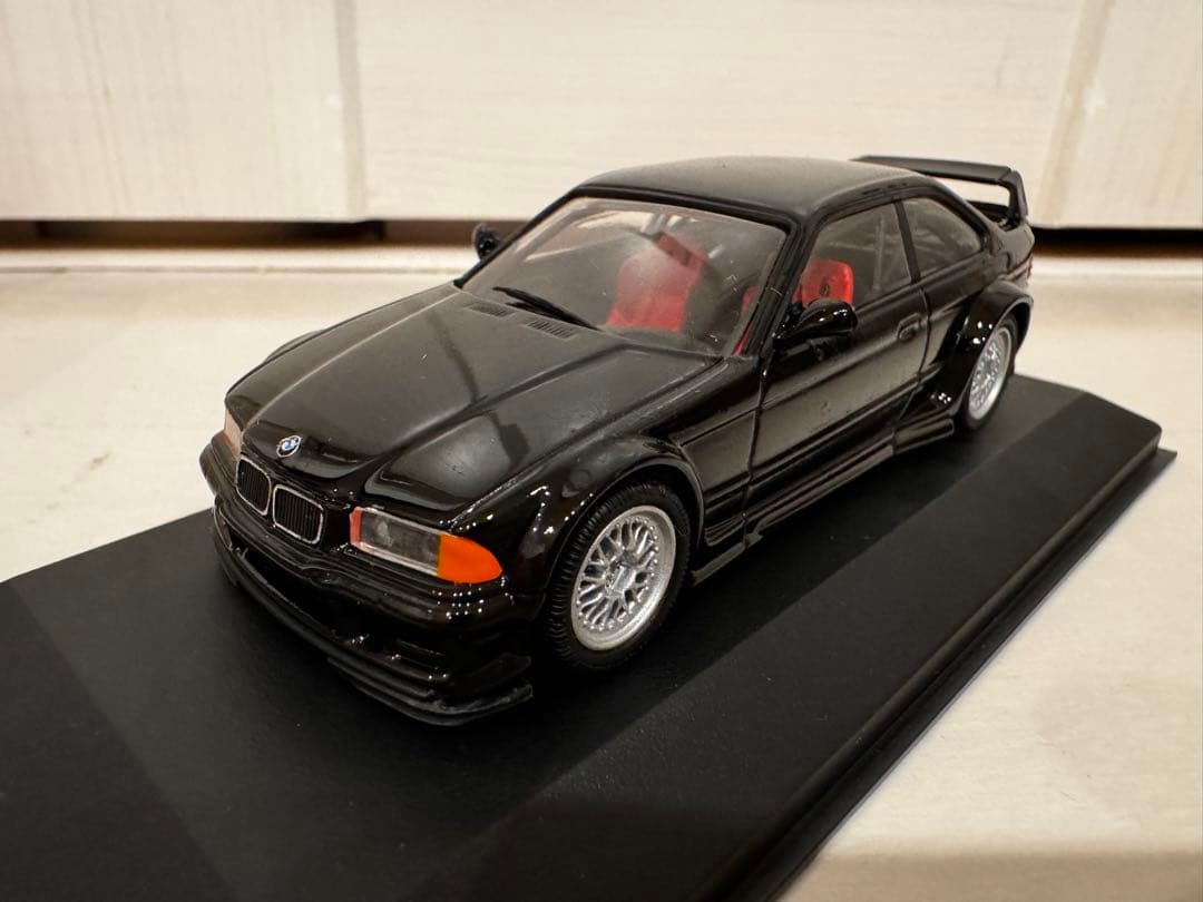 レア BMW M3 GTR E36 black ミニカー ミニチャンプス 43 - メルカリ