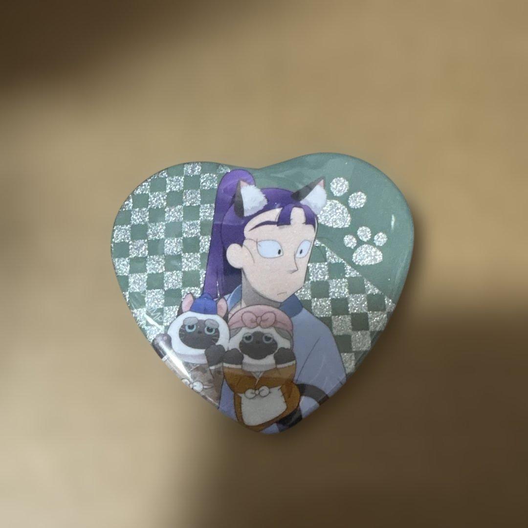 忍たま乱太郎 ナンジャタウン ハート缶バッジ 立花仙蔵 - メルカリ