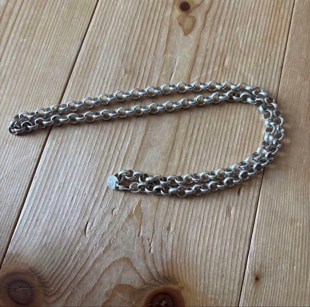 アメリカ輸入品 レア　50cm ナバホ族　チェーンネックレス　インディアン Indian Jewelry インディアンジュエリー NAVAJO ナバホ族 ナバホパール