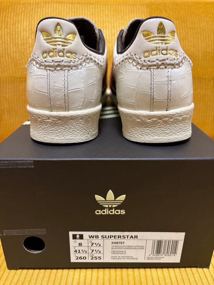 ADIDAS×WALES BONNER SUPERSTAR 26.0cm