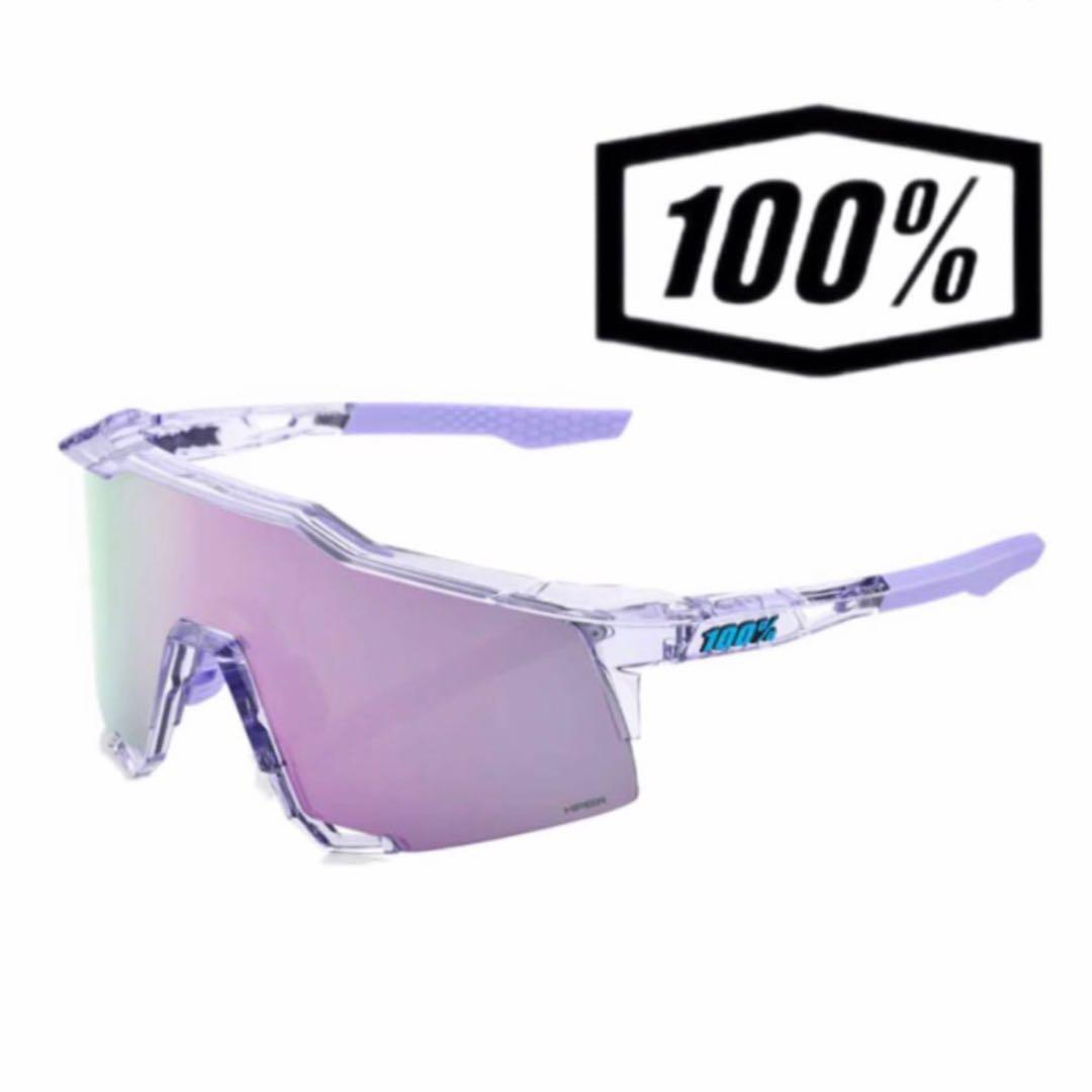 100% ワンハンドレッド サングラス Speedcraft Lavender 100% ワンハンドレッド サングラス SPEEDCRAFT Polished Translucent
