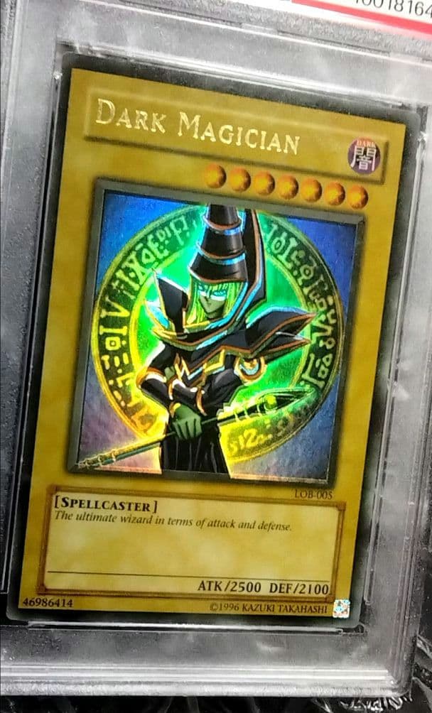 ダブル エラー faded ホイル LOB ブラックマジシャン 初期 PSA9