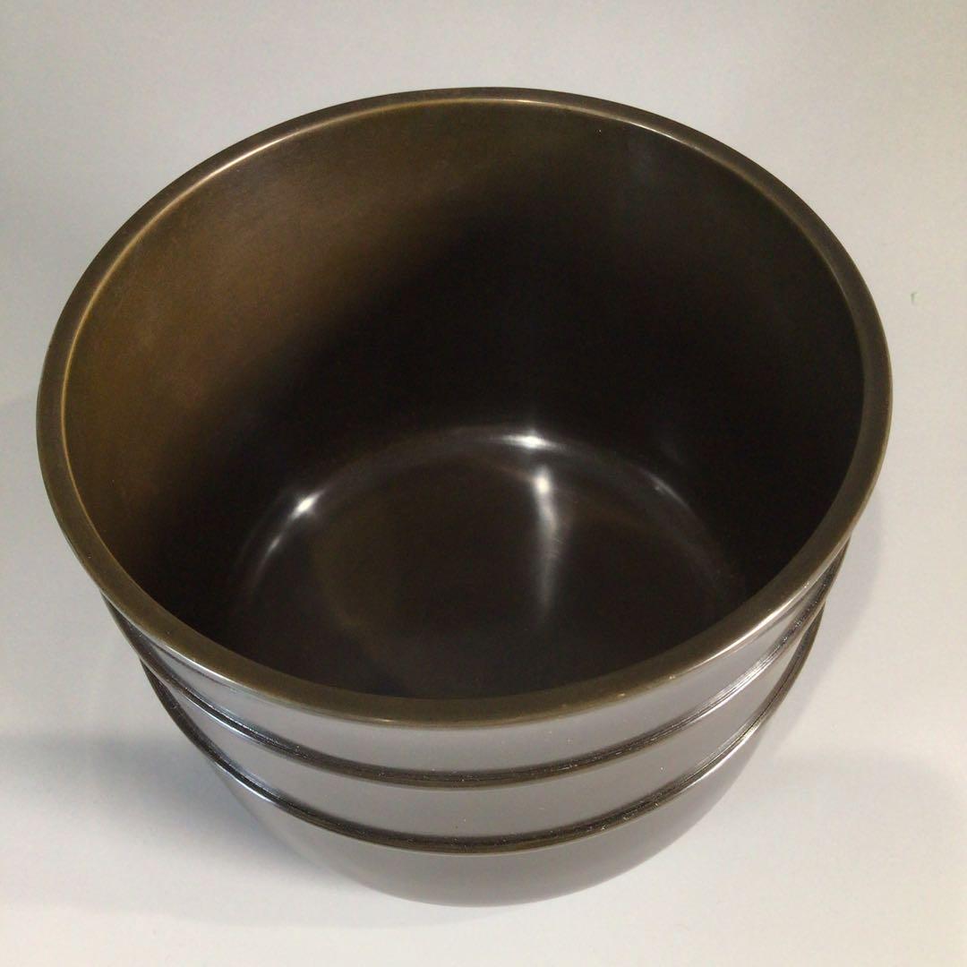 P381 皆具 『藤井宗喜造』『唐銅』『鬼面釻』『水指 建水 蓋置 杓