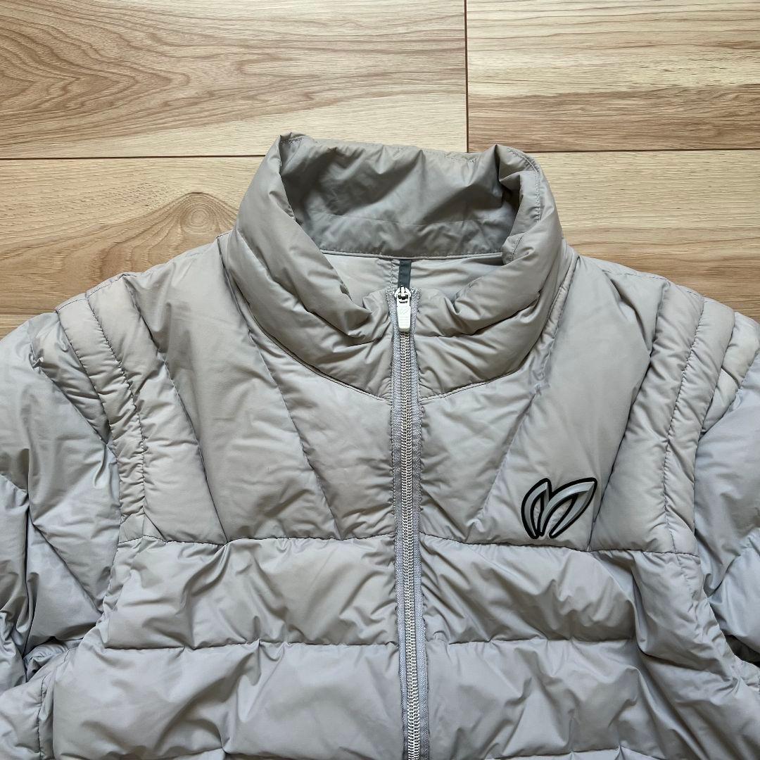 パーリーゲイツ マスターバニー ダウンジャケット グレー メンズ 5 L