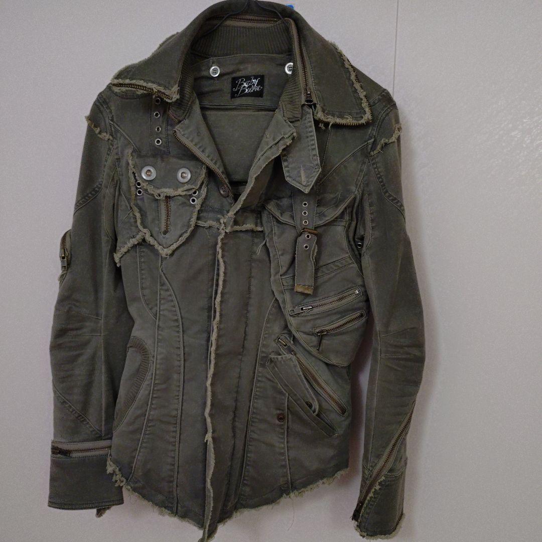 Baby Born カーキ ミリタリージャケット　ギミック　レディース Baby Born カーキ ミリタリージャケット ギミック レディース テディ
