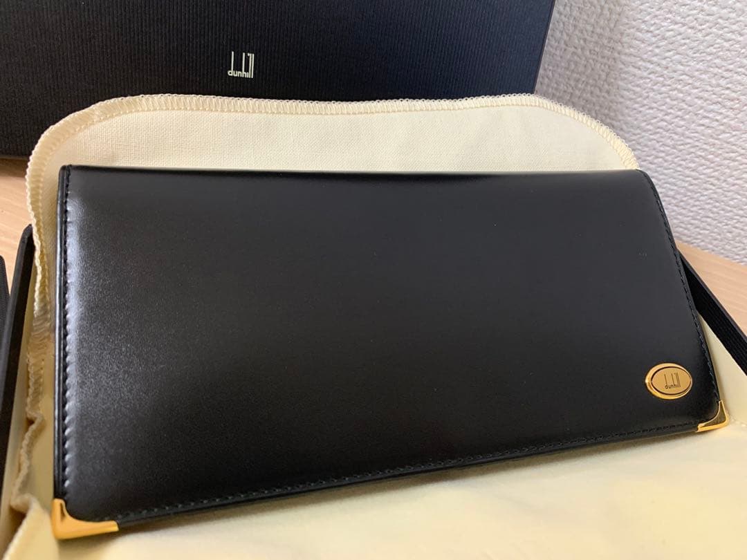 ☆新品 ALFRED DUNHILL スムースレザー メンズ長財布 - メルカリ