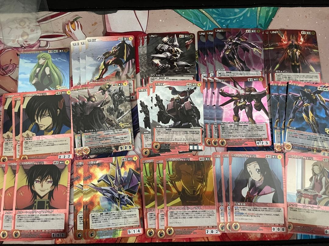 サンライズクルセイド、コードギアス、亡国のアキトデッキMPパーツ多数