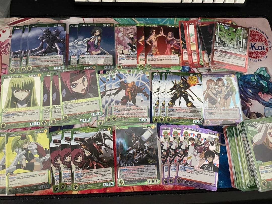 サンライズクルセイド、コードギアス、亡国のアキトデッキMPパーツ多数