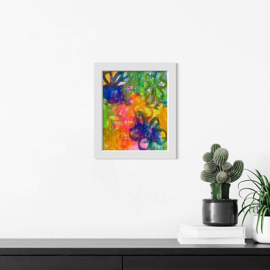 RENA F3サイズ　原画　絵 アート 抽象画 アートボード　キャンバス