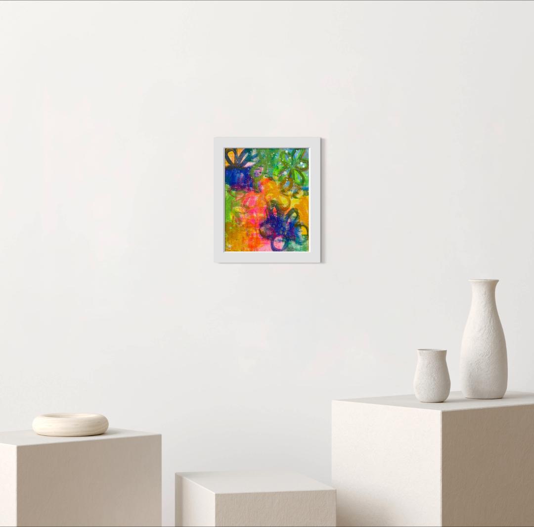 RENA F3サイズ　原画　絵 アート 抽象画 アートボード　キャンバス