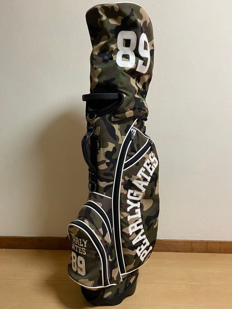 PEARLY GATES カモフラージュ ゴルフバッグ 89 パーリーゲイツ PEARLY GATES ゴルフ カートバッグ ラウンドバッグ