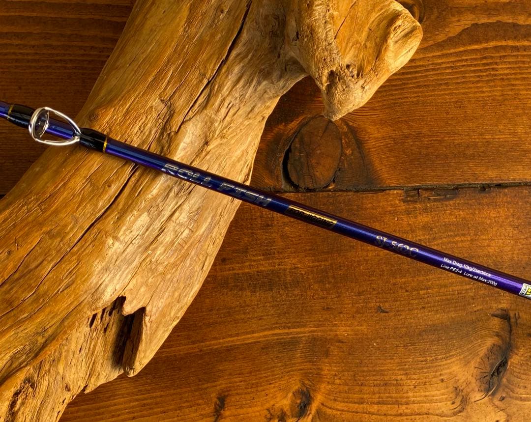 ジギングロッド C562MH スロージギング オフショアロッド ベイトロッド 青