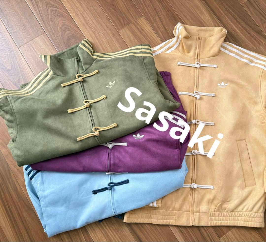 即日発送海外限定adidas originalsスエード トラックジャケットXL